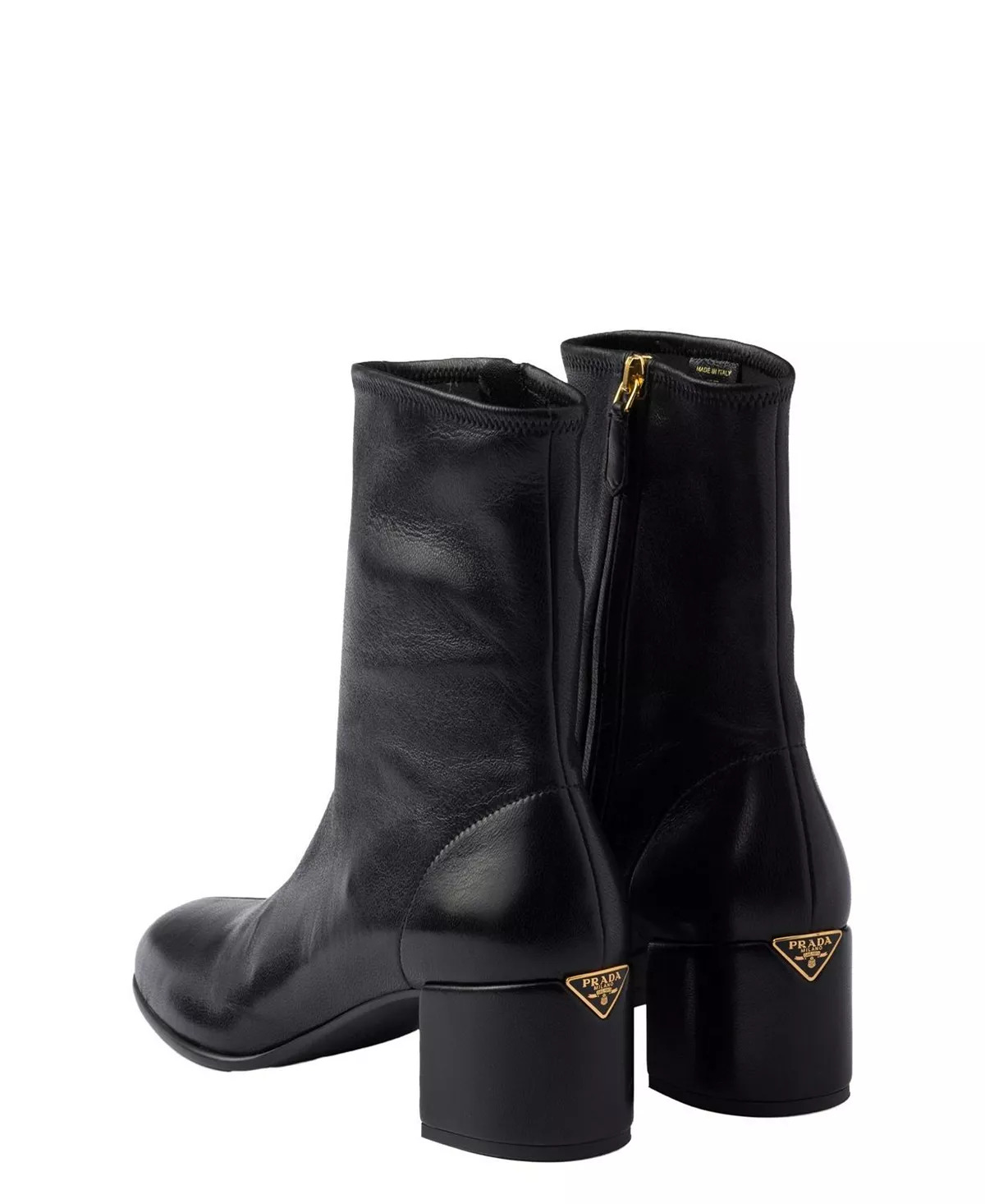Women's Stretch Nappa Leather Booties - 6