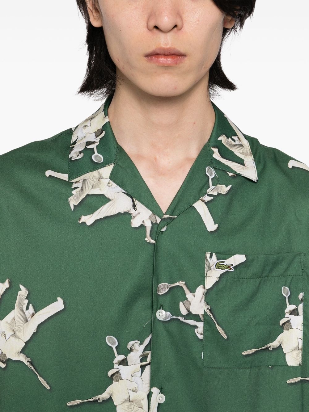 René Lacoste-print shirt - 5