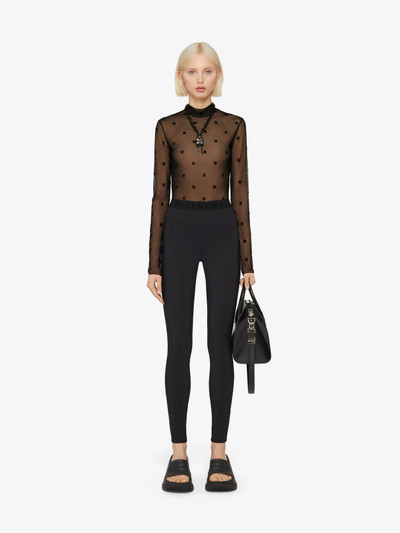 Givenchy LEGGINGS IN JERSEY WITH GIVENCHY WAISTBAND outlook