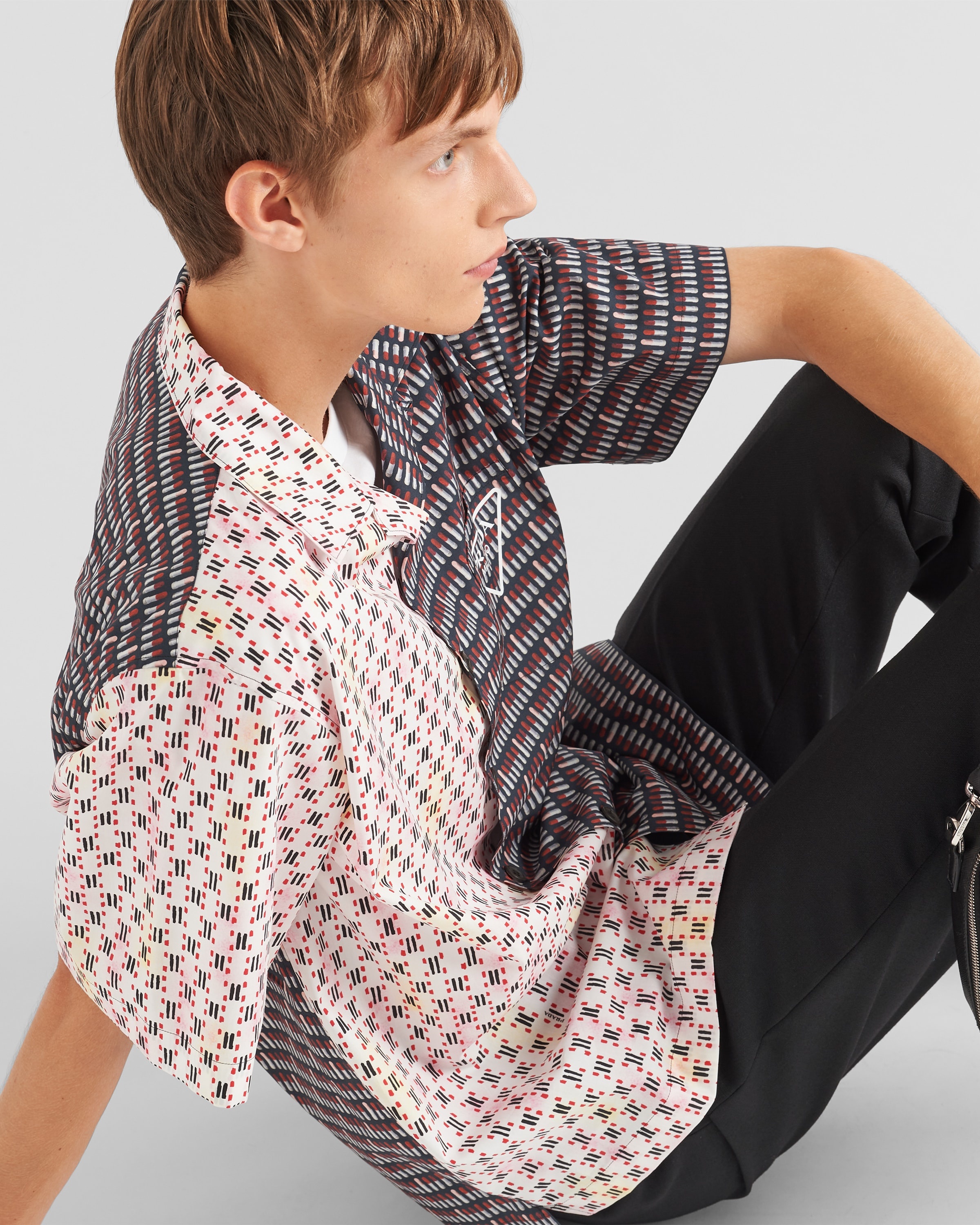 Double Match cotton shirt - 4