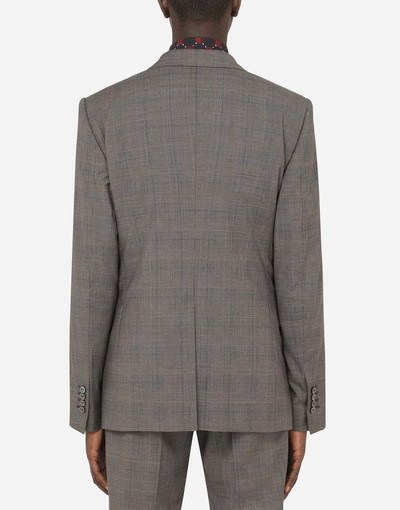 Dolce & Gabbana Sicilia-fit wool glen plaid jacket outlook