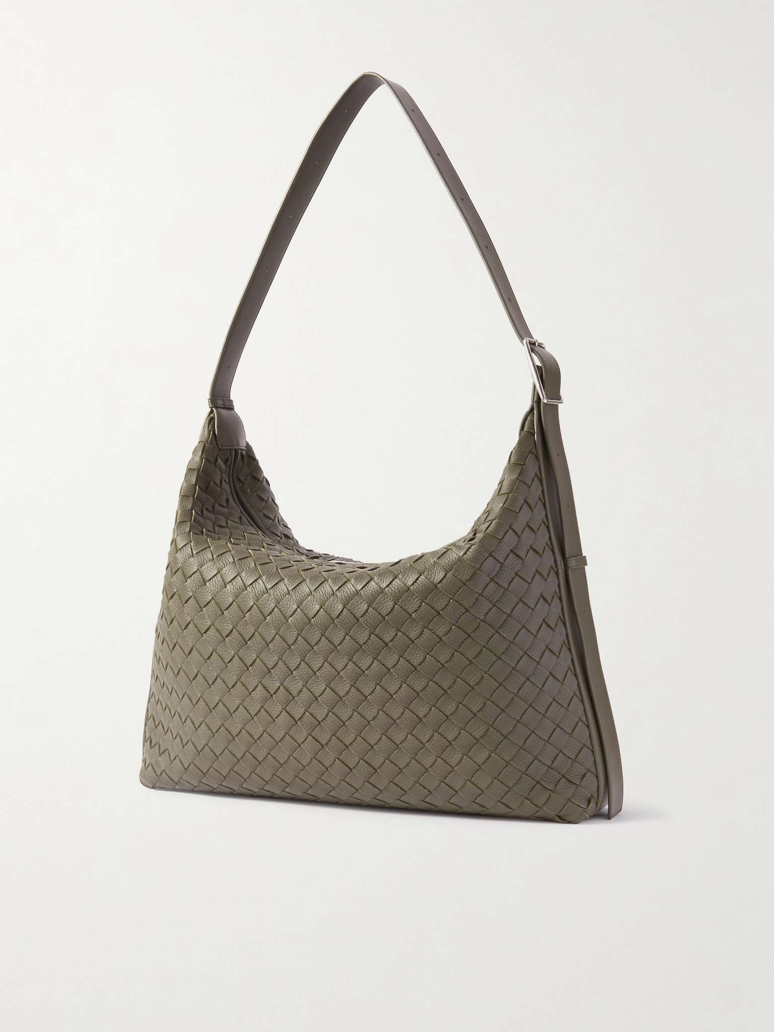 Intrecciato Textured-Leather Tote Bag - 4