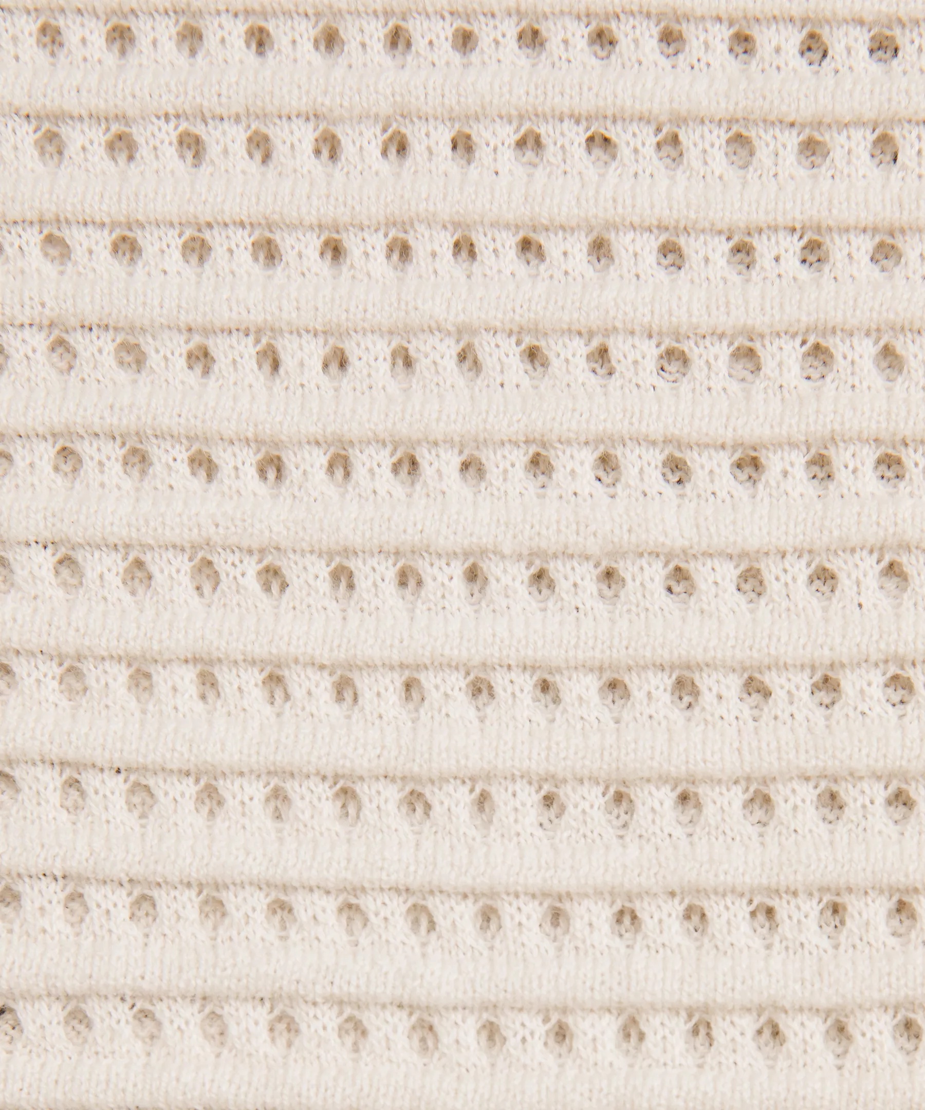 Pointelle-Knit Cotton Sweater - 6