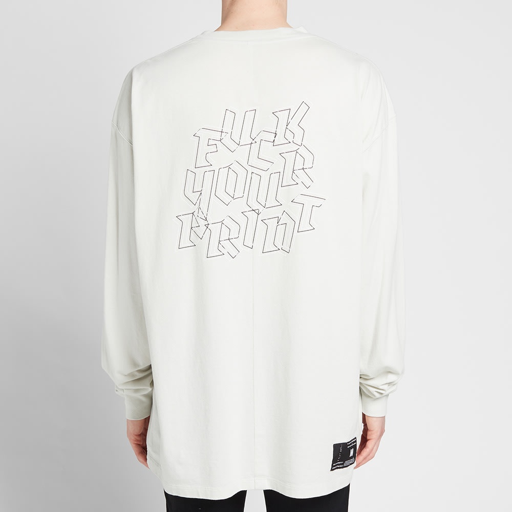 Unravel Project Long Sleeve Vintage FCK Motif Tee - 5