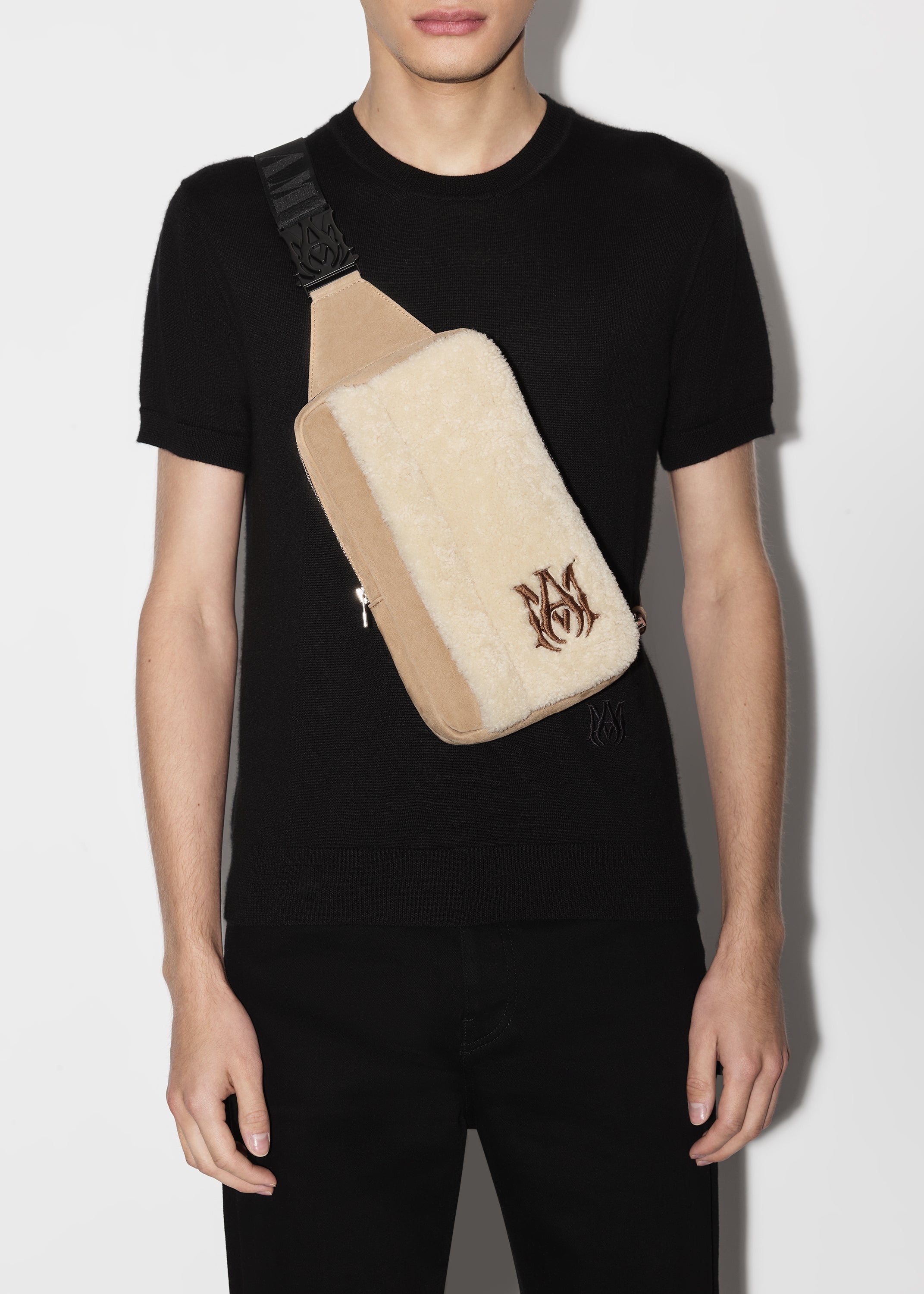 M.A. SHEARLING SLING BAG - 6