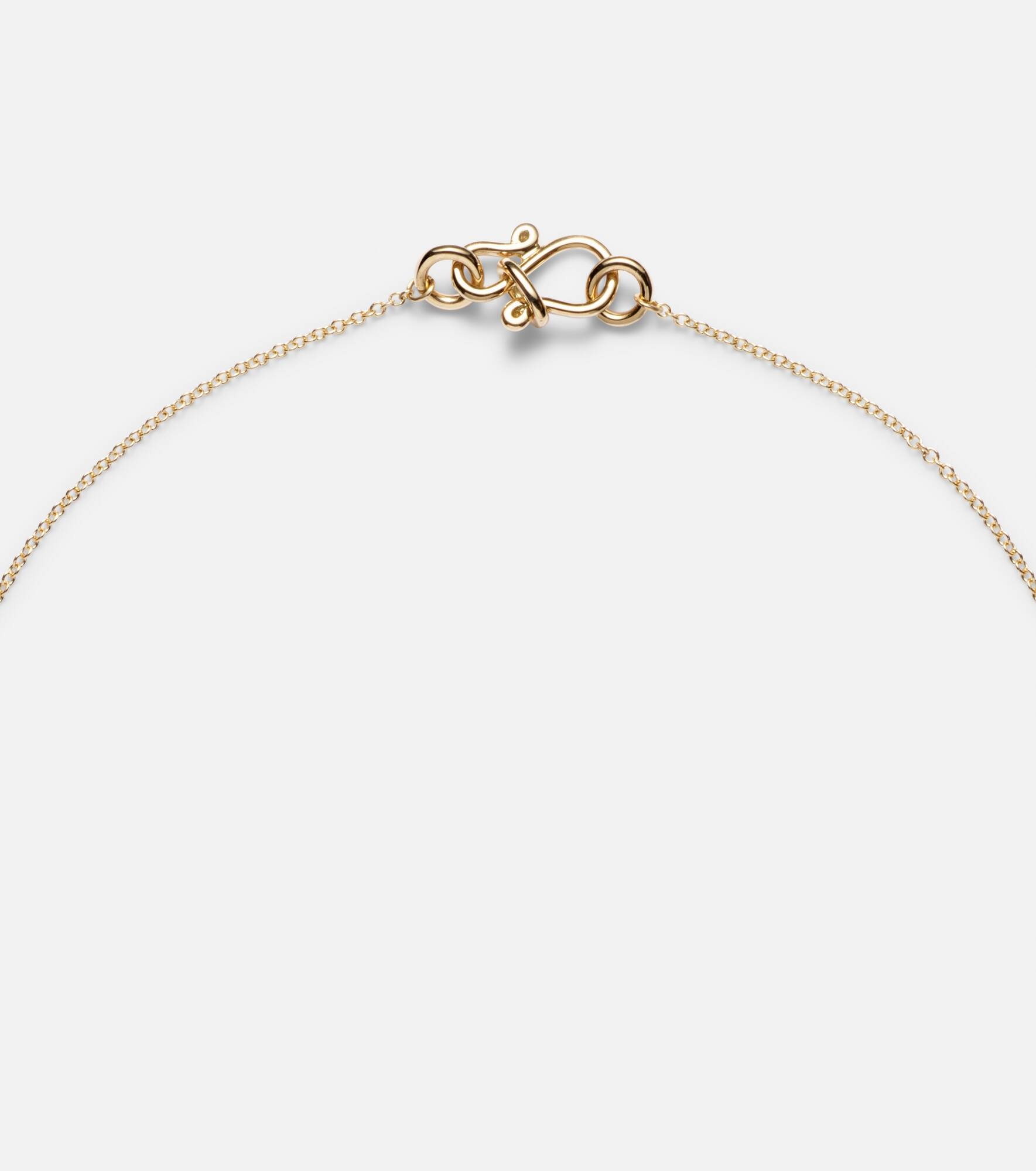 Sky Simple 18kt gold necklace with diamond - 6