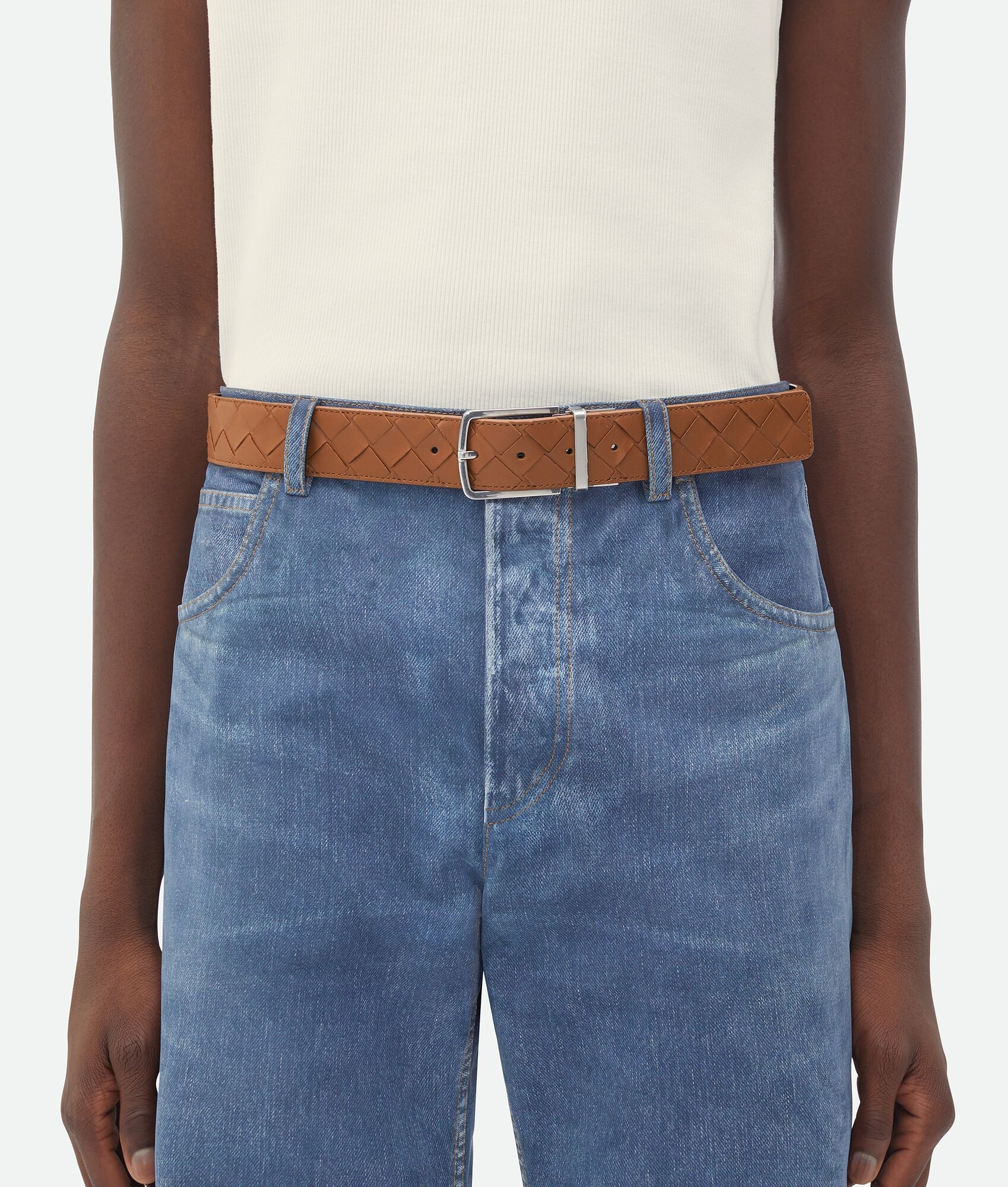 Intrecciato Reversible Belt - 2