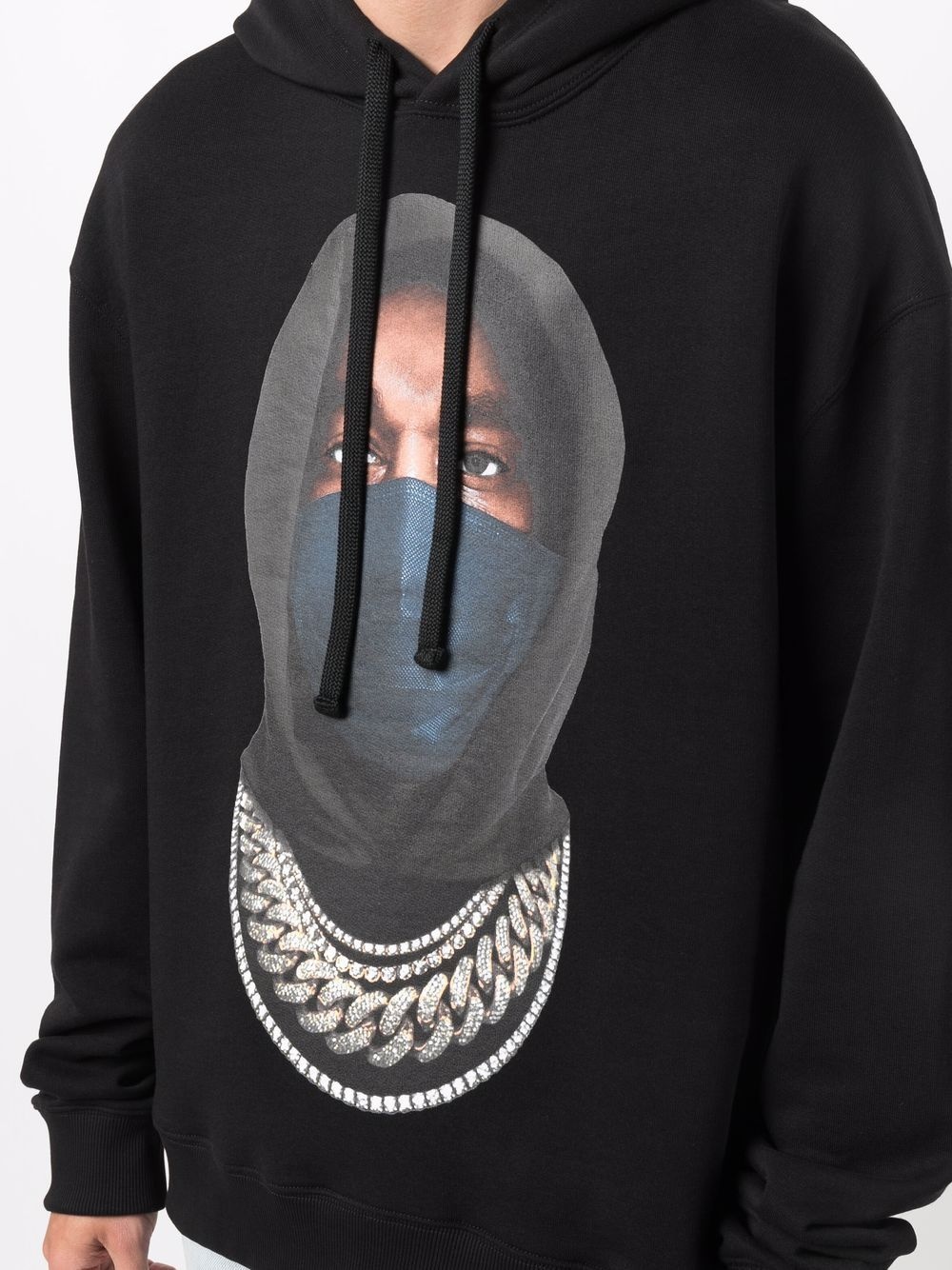 balaclava-print hoodie - 5