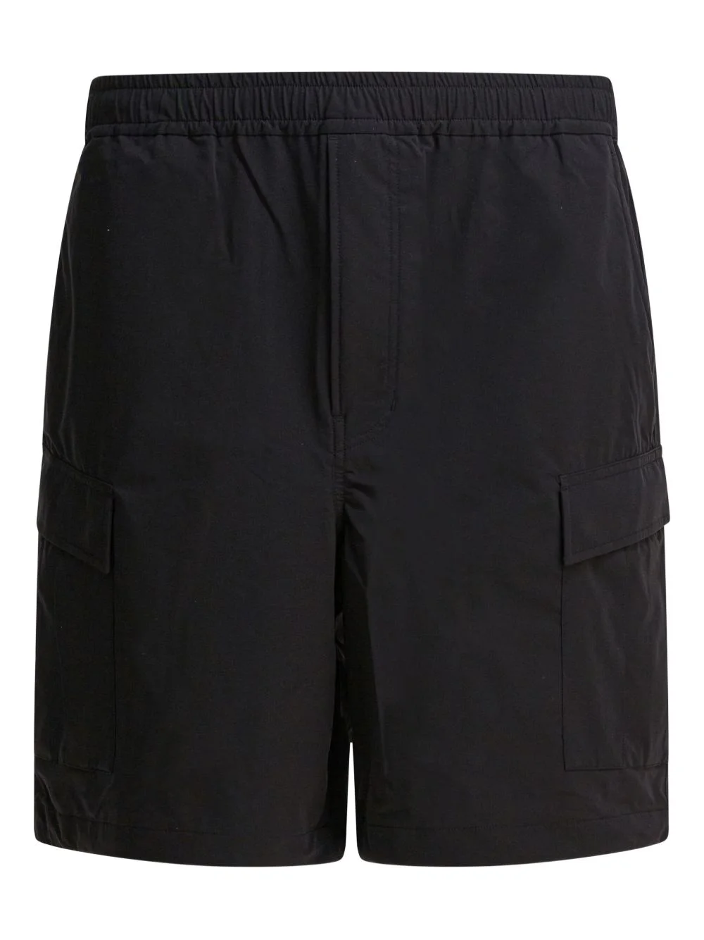 cargo pocket elastic-waist shorts - 1