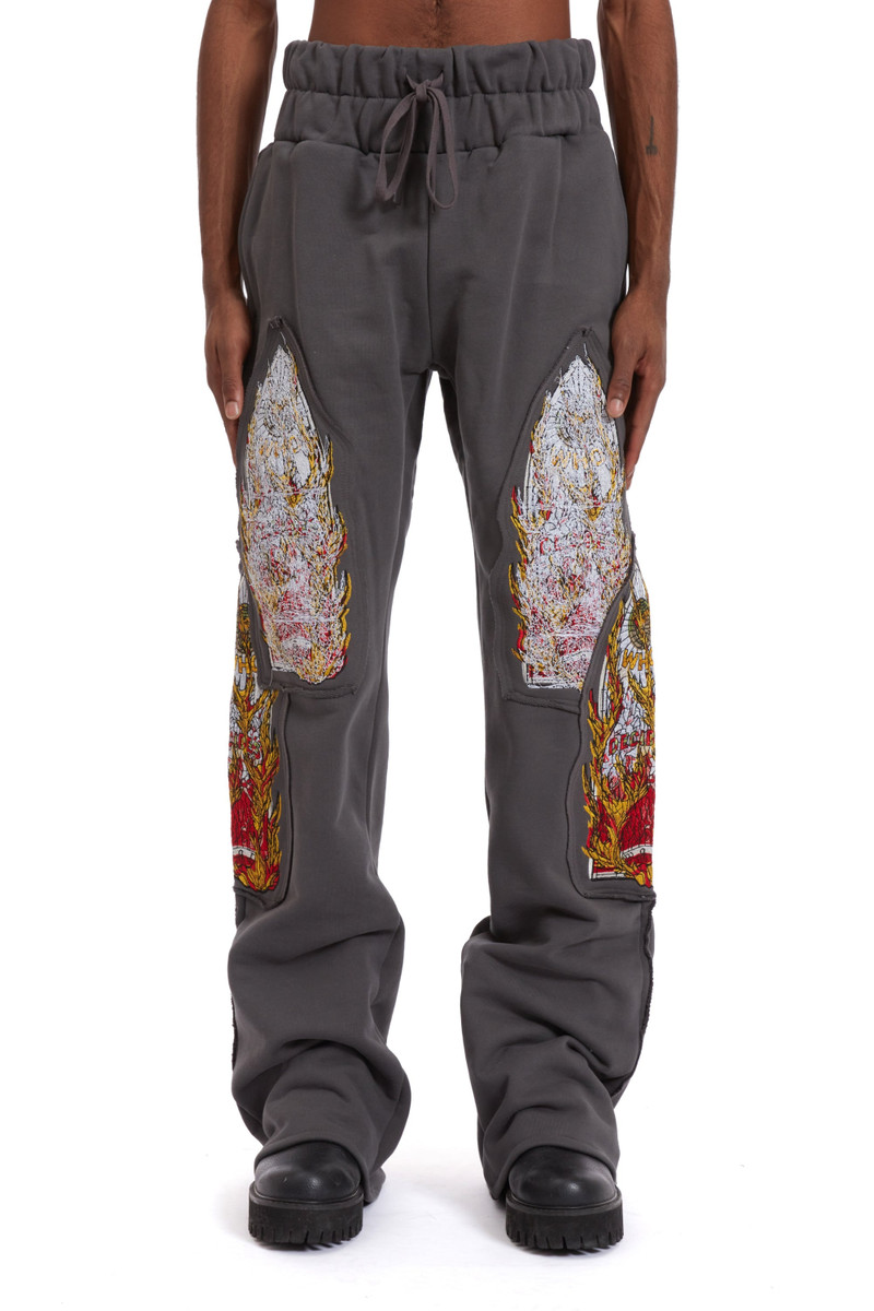 TRIPLE FLAME GLASS SWEATPANTS 3