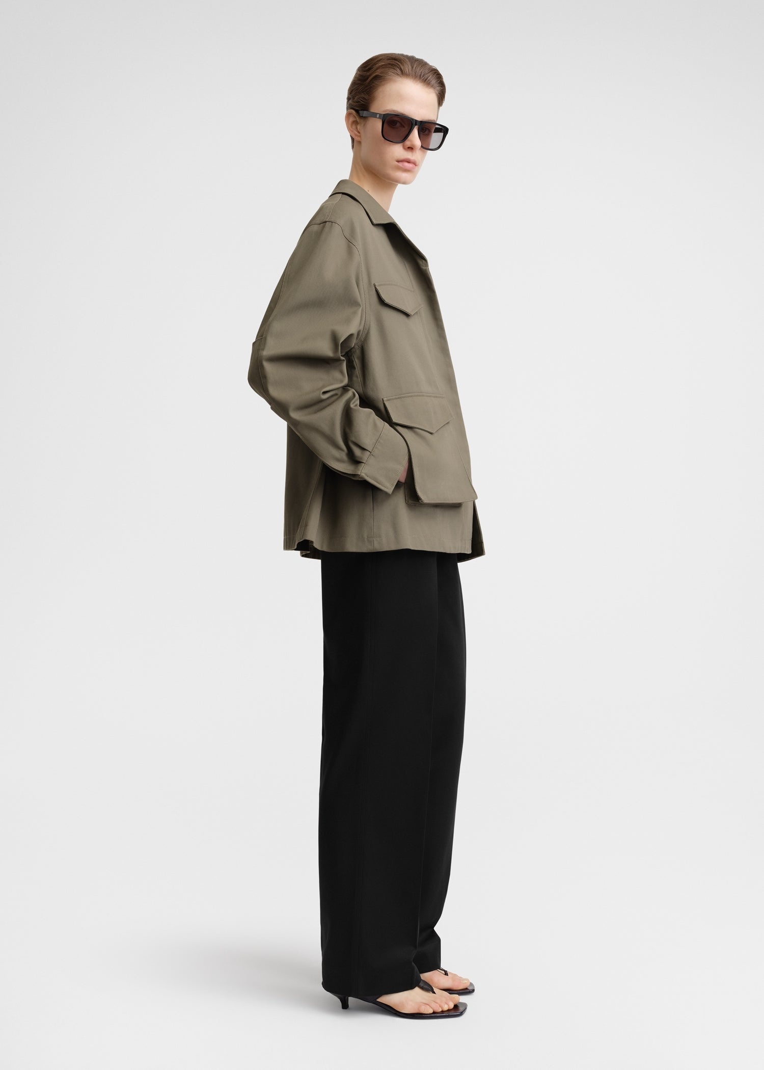 TOTEME トーテム グリーン army ジャケット Army jacket khaki green – TOTEME
