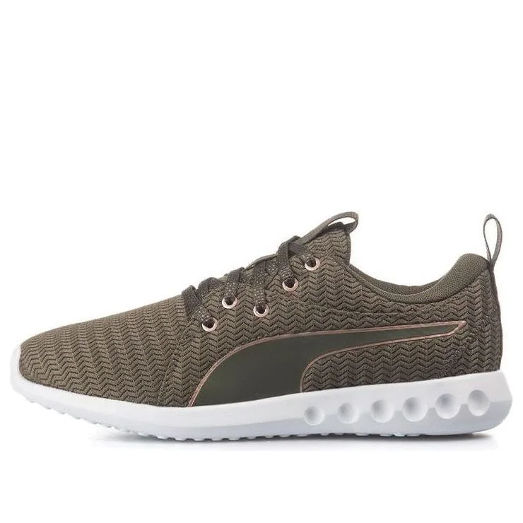 (WMNS) PUMA Carson 2 Low-tops Sport Shoes Army-Green 190044-02 - 1