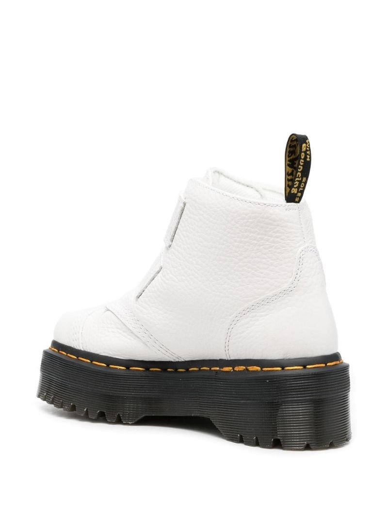 Devon flower-buckle boots - 6