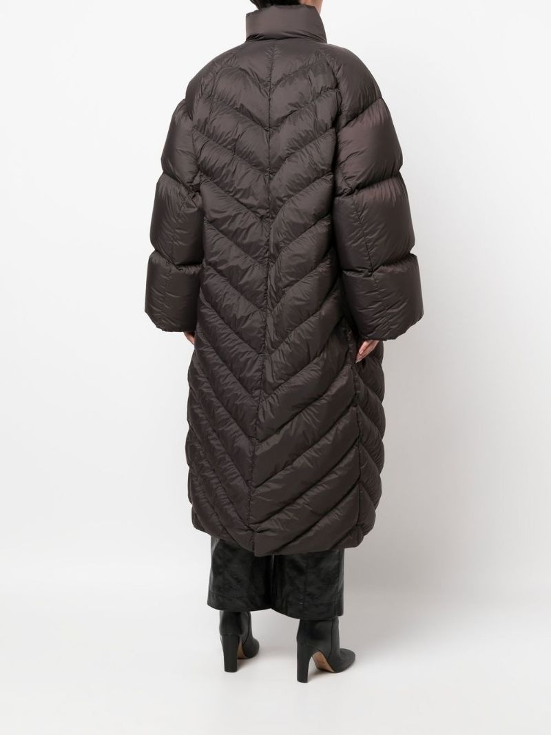 padded oversized coat - 4