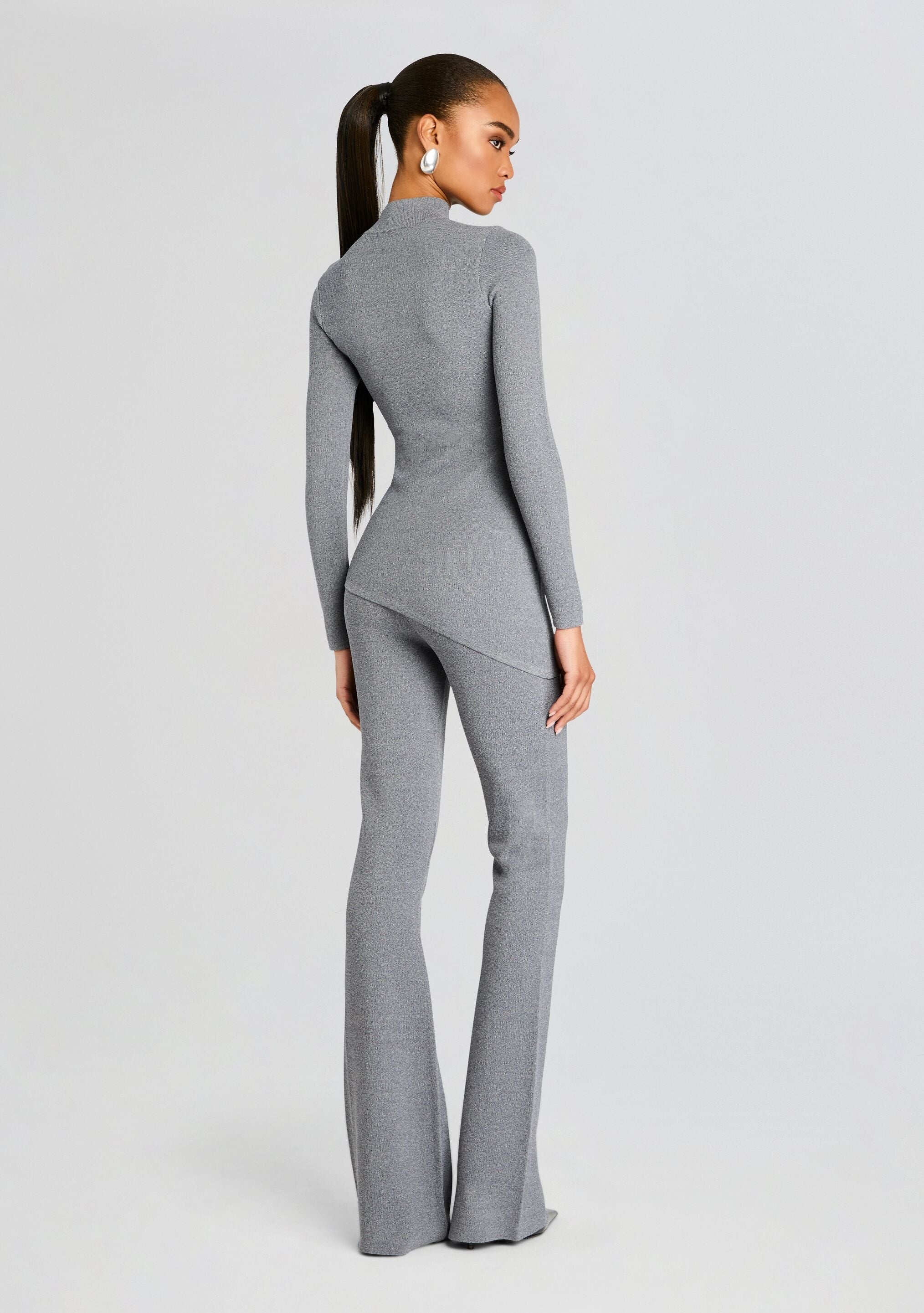 MICKIE KNIT FLARE PANT - 4
