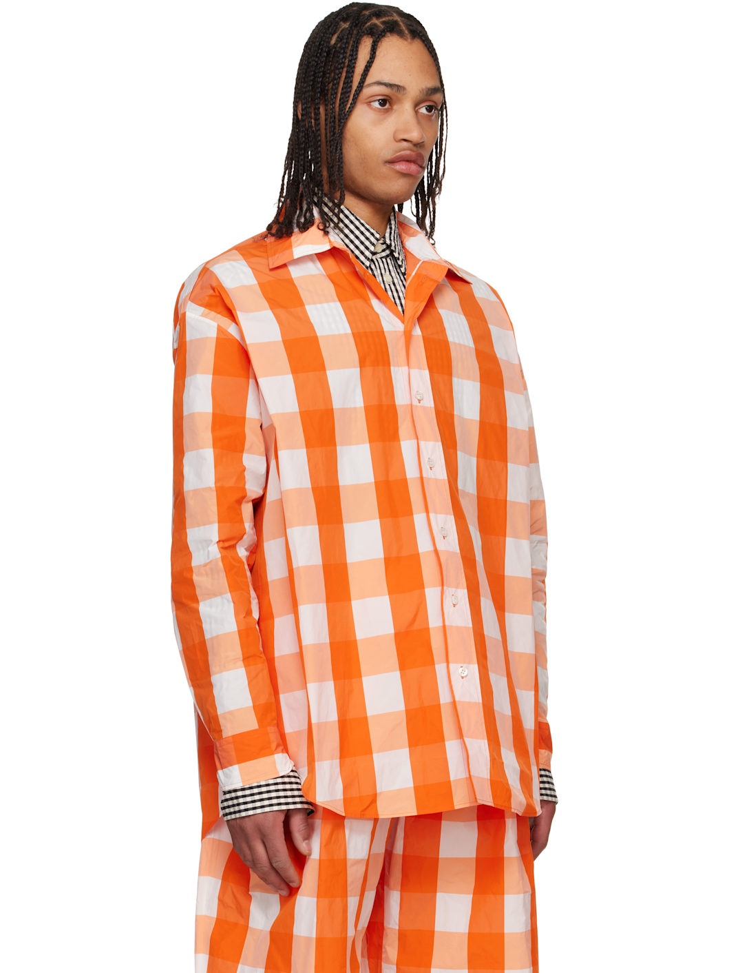 Orange Maxi Shirt - 2