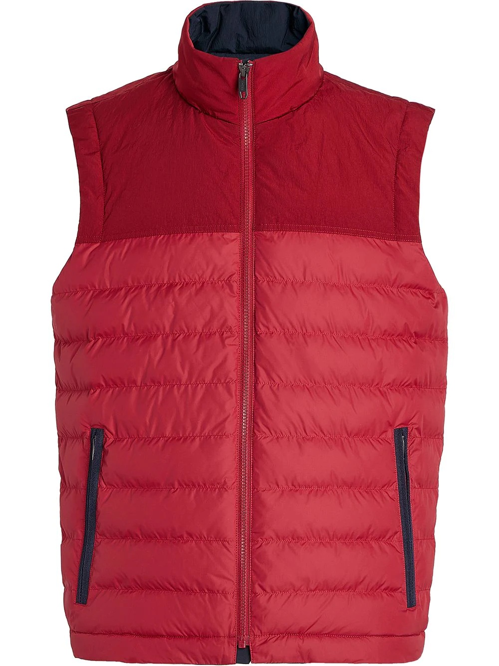 high-neck down gilet - 1