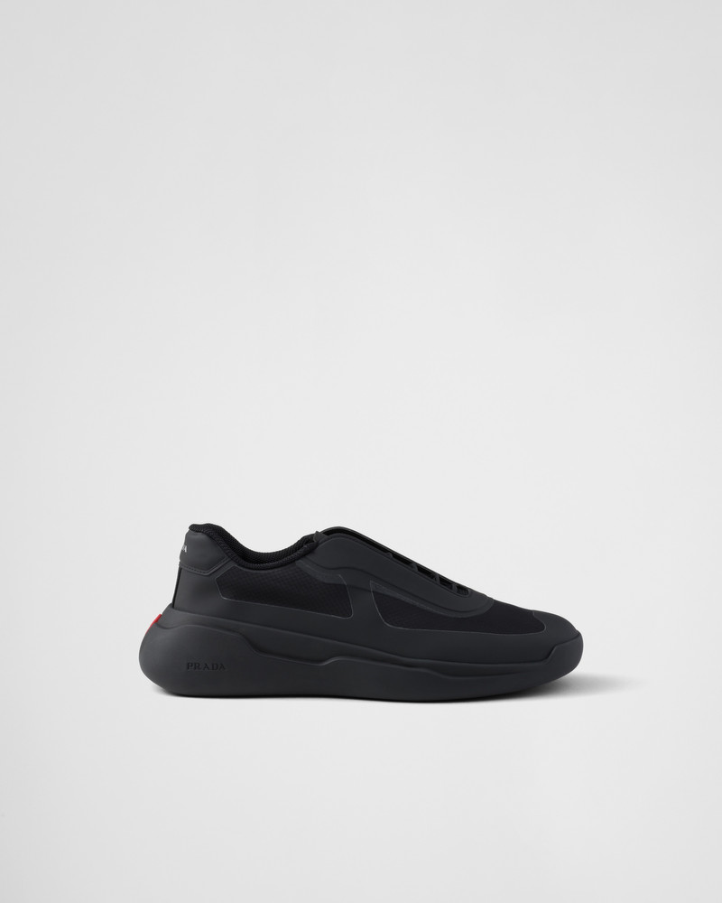Prada America's Cup Re-Nylon and bike fabric sneakers outlook
