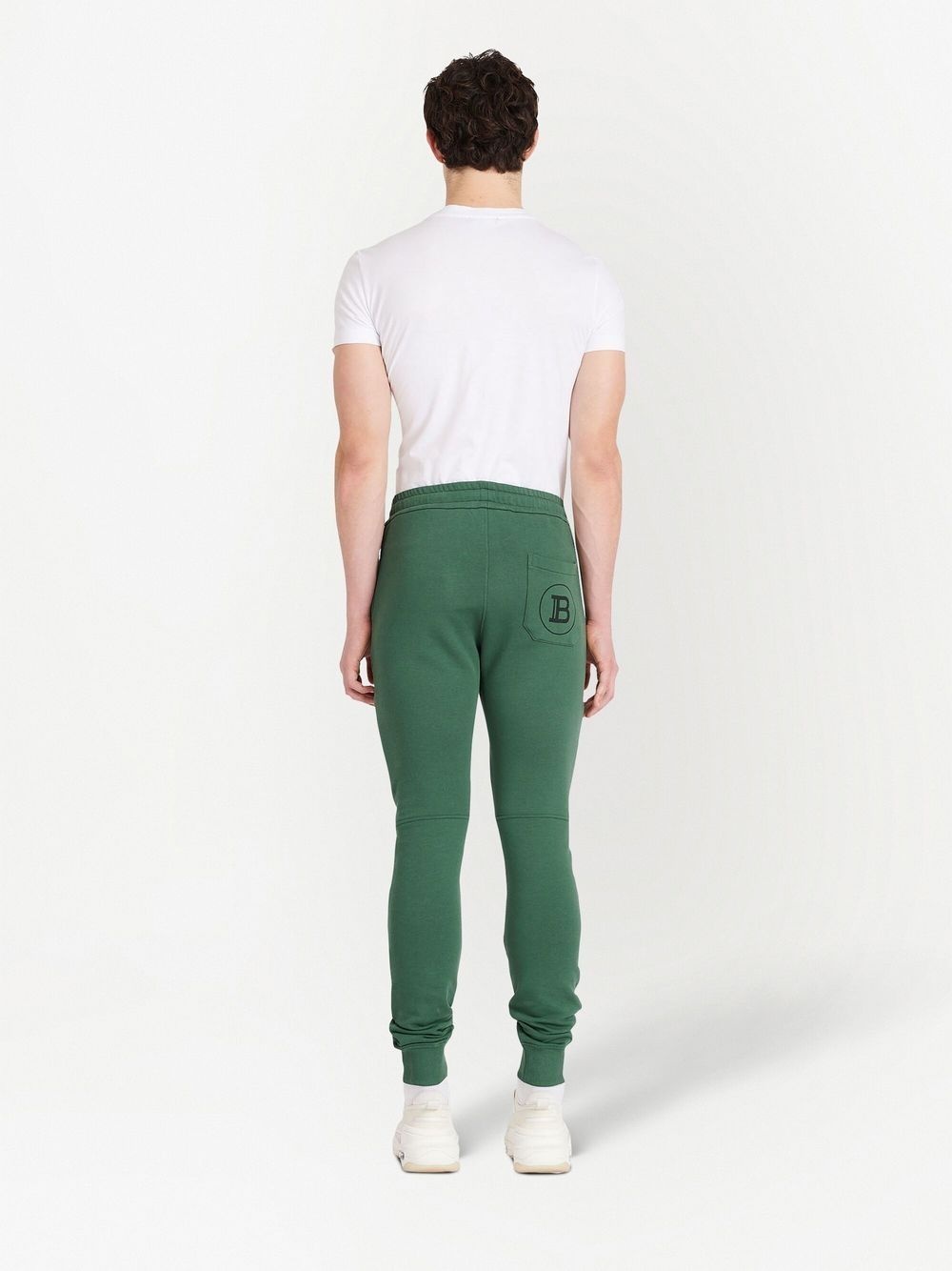 DRAWSTRING COTTON TRACK PANTS - 5