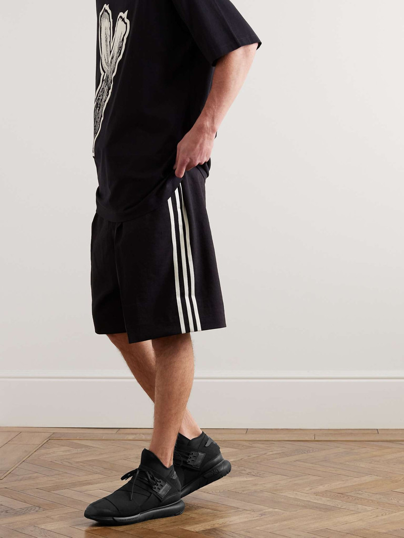 Y-3 Qasa Neoprene, Webbing and Rubber High Top Sneakers outlook