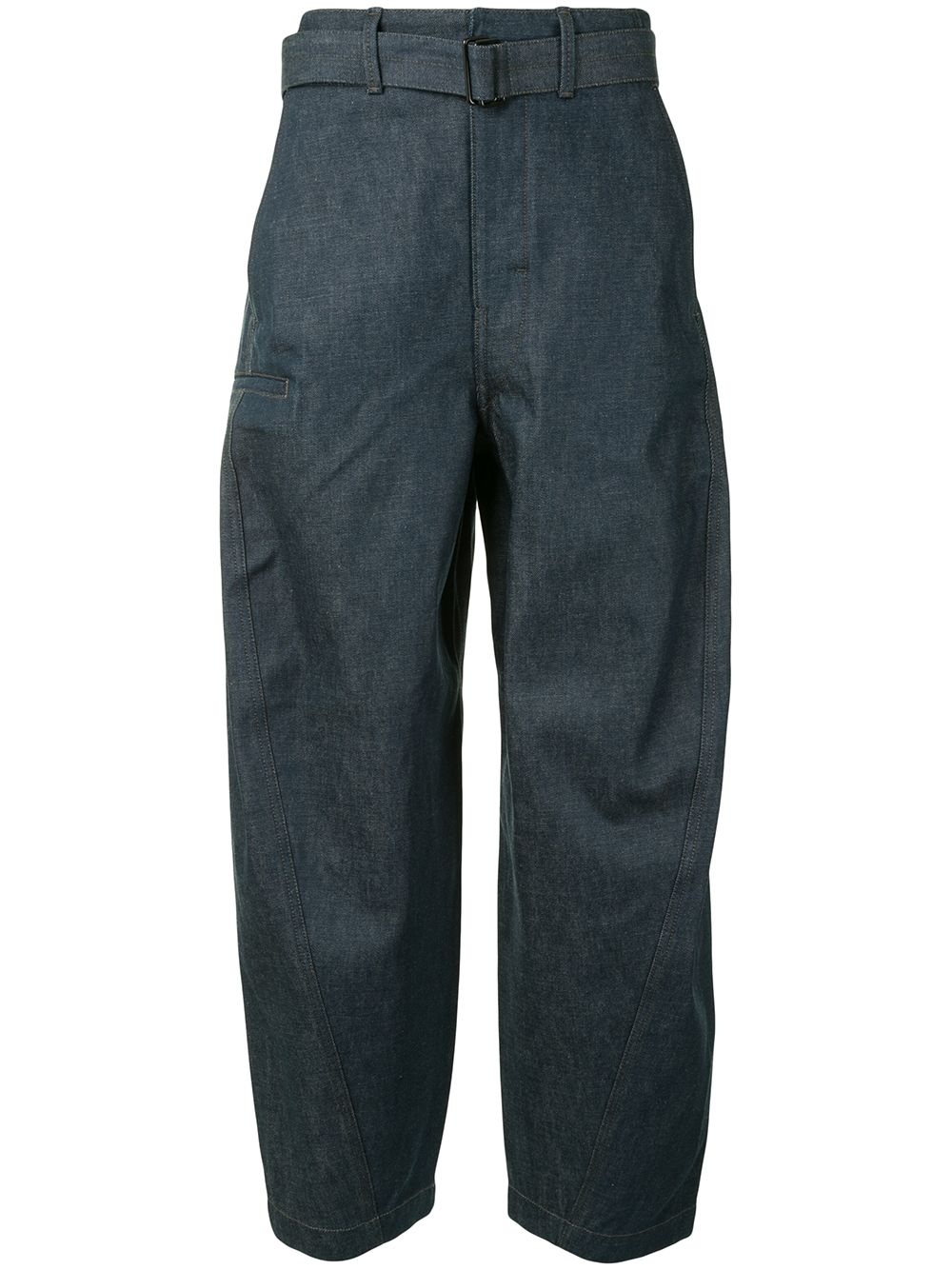 high-waisted tapered trousers - 1