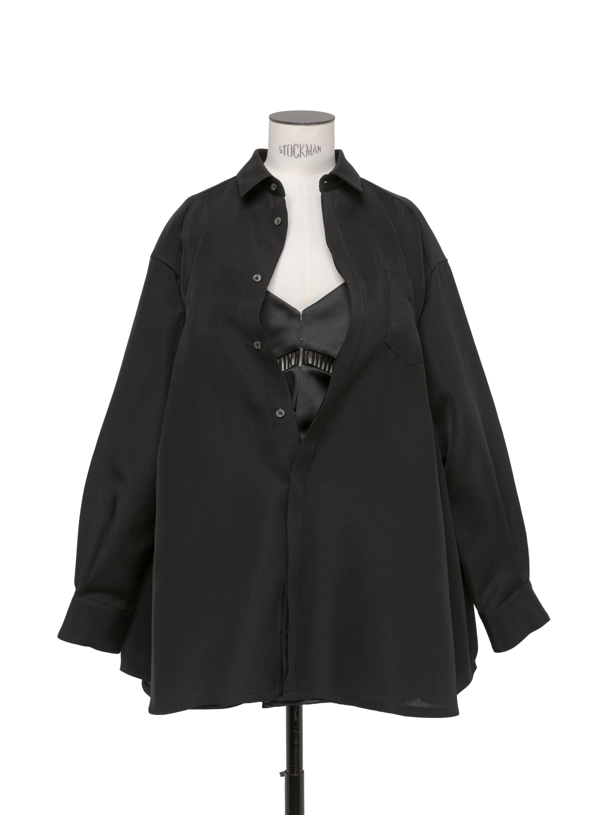 Double-Faced Silk Cotton Shirt Dress - 2
