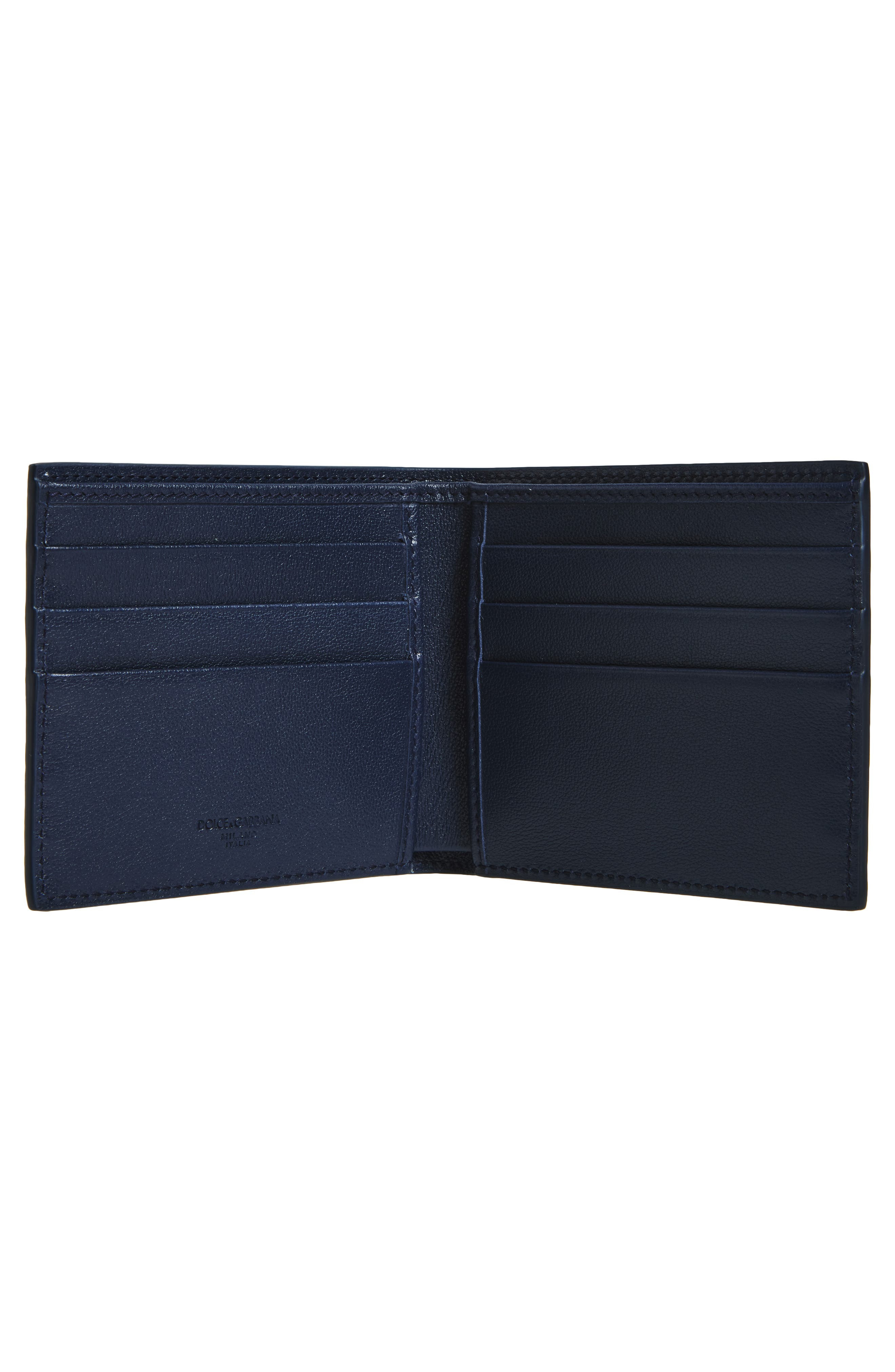 Dolce&Gabbana Leather Bifold Wallet in Blue Scuro at Nordstrom - 2