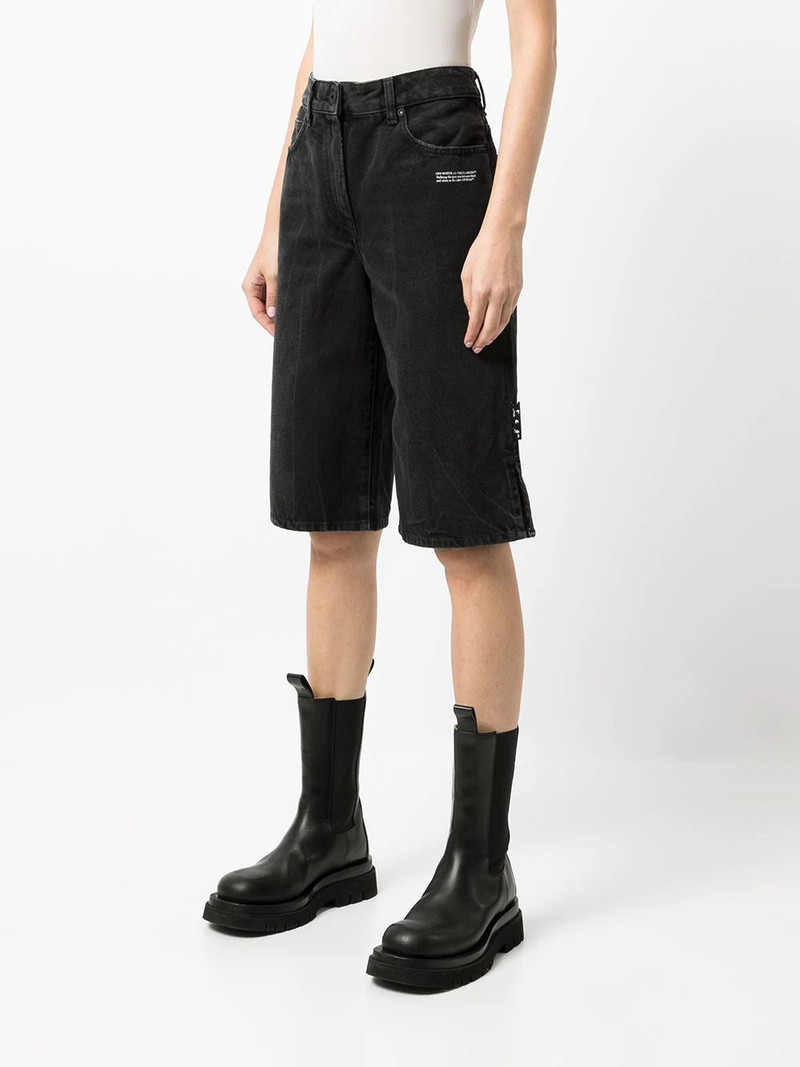 logo-print knee-length shorts 3
