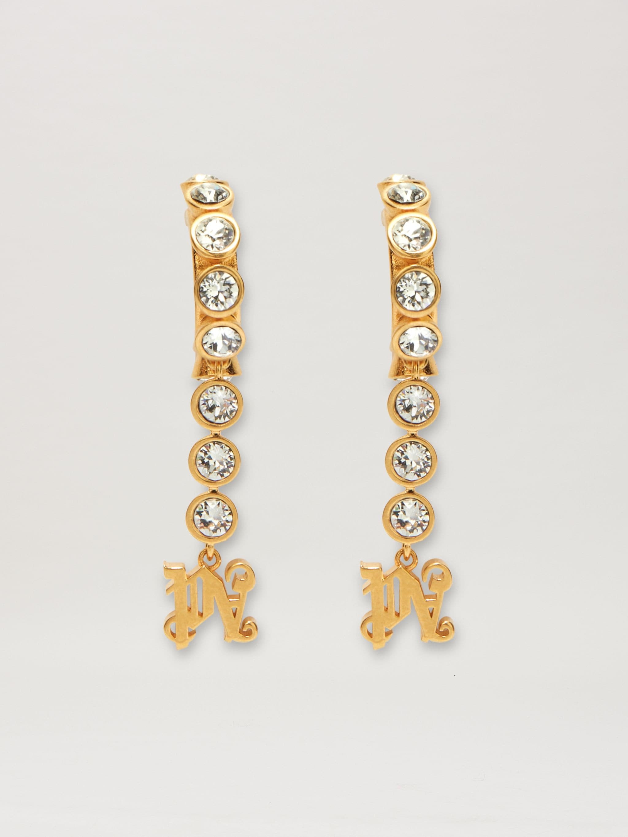 Monogram Pendant Earrings - 1