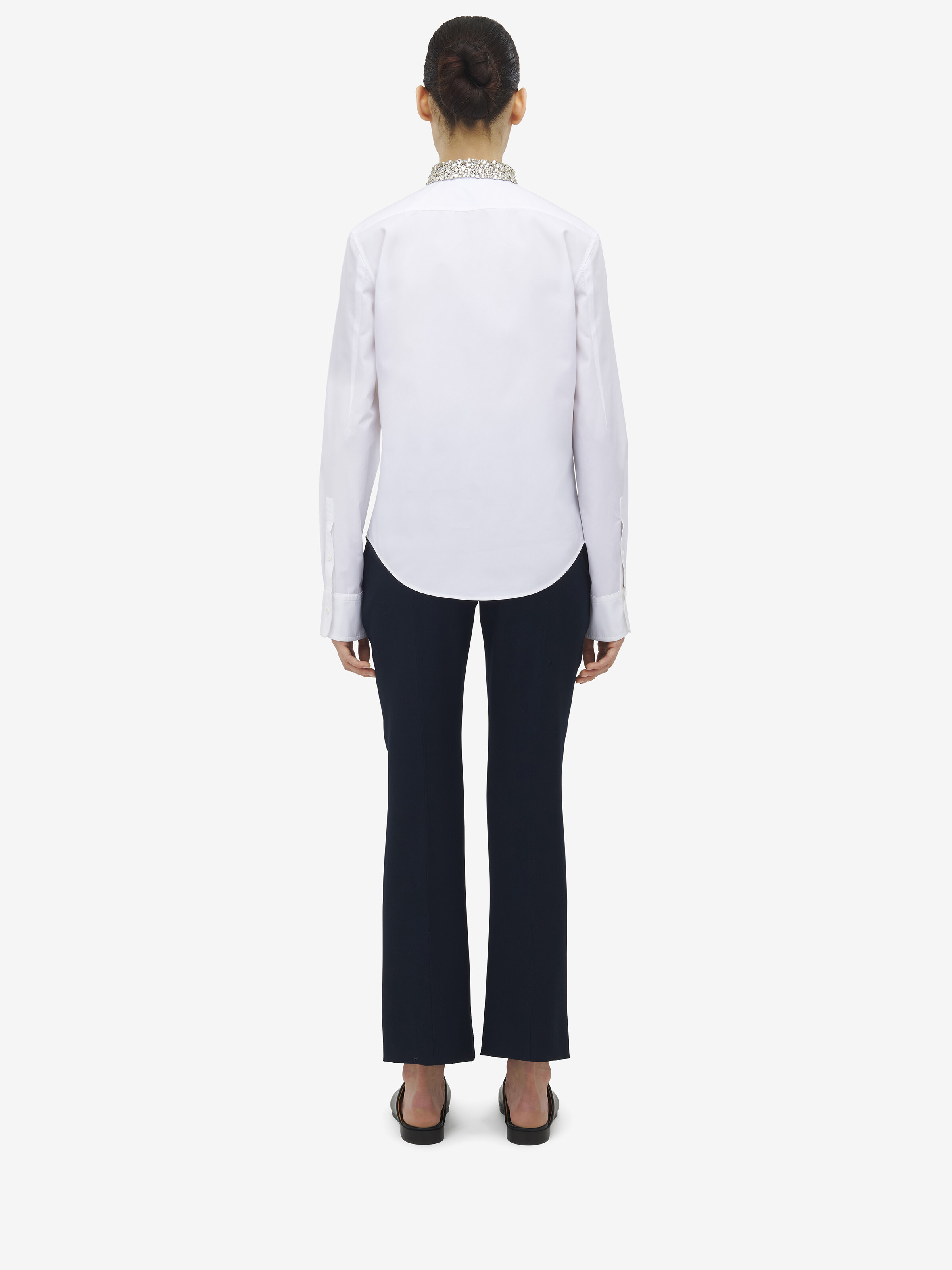 Crystal Embroidery Shirt - 5