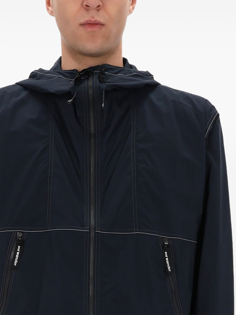 and Wander zip-up hooded jacket outlook