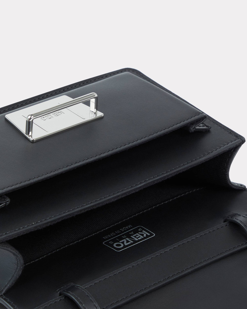 'Rue Vivienne' miniature leather bag with strap 4