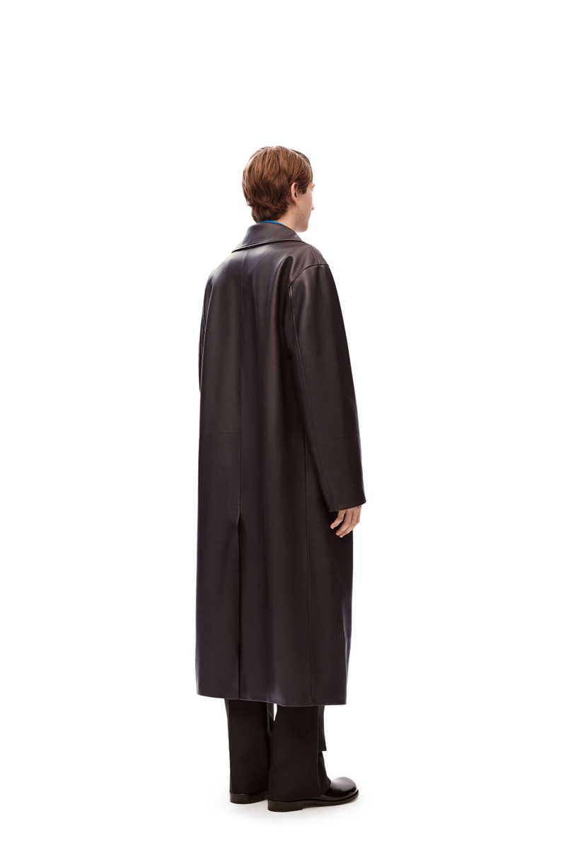 Pleated coat in nappa lambskin 3
