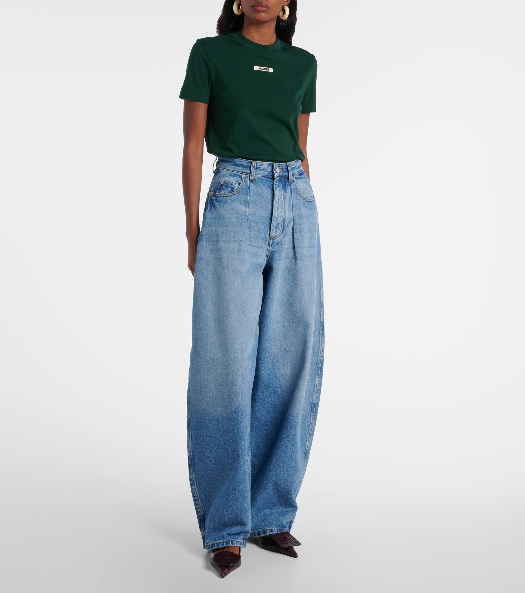 Ovalo De-Nîmes barrel-leg jeans - 7