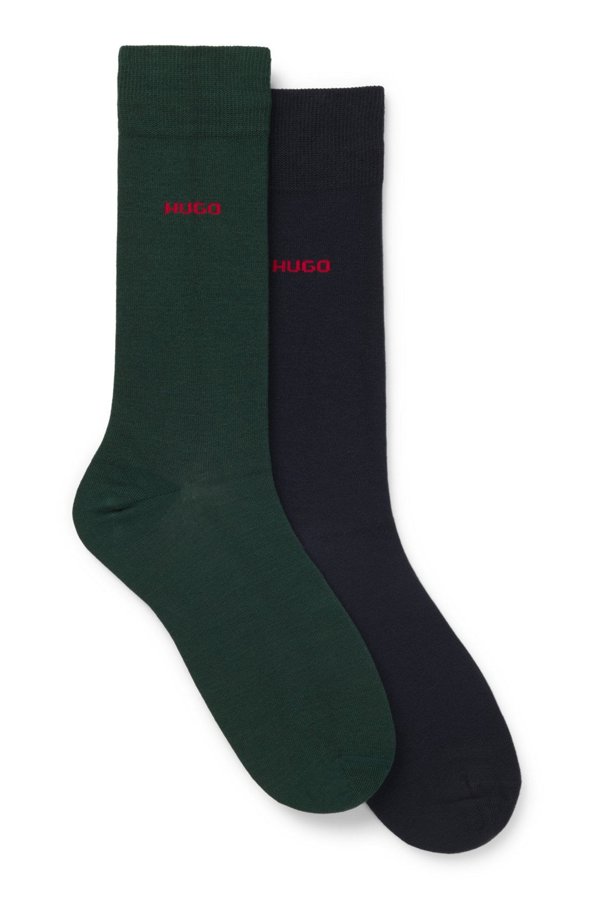 TWO-PACK OF REGULAR-LENGTH SOCKS WITH LOGOS - 1