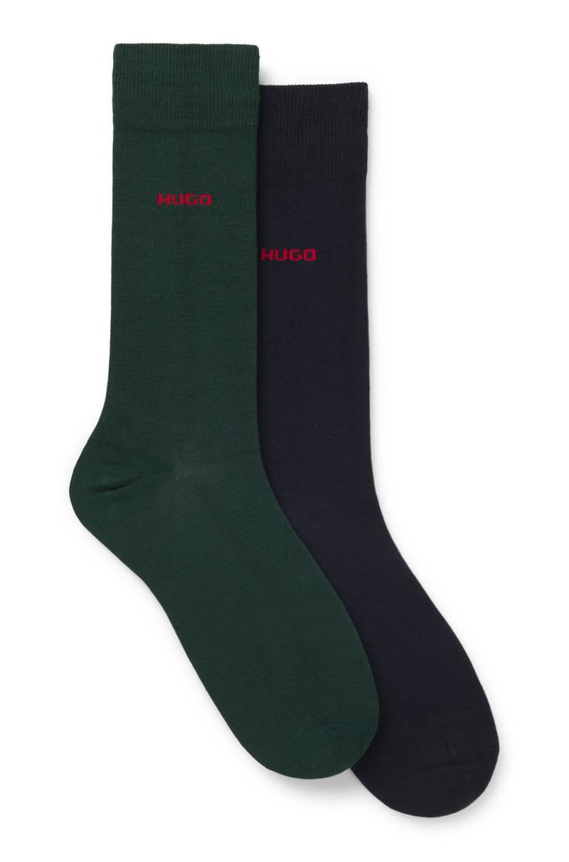 TWO-PACK OF REGULAR-LENGTH SOCKS WITH LOGOS 1