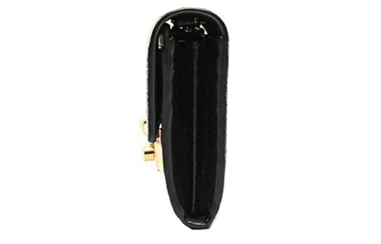 (WMNS) Gucci Padlock Metallic Bee Star Printing Leather Chain Wallet Shoulder Bag Armpit Black Handb - 3