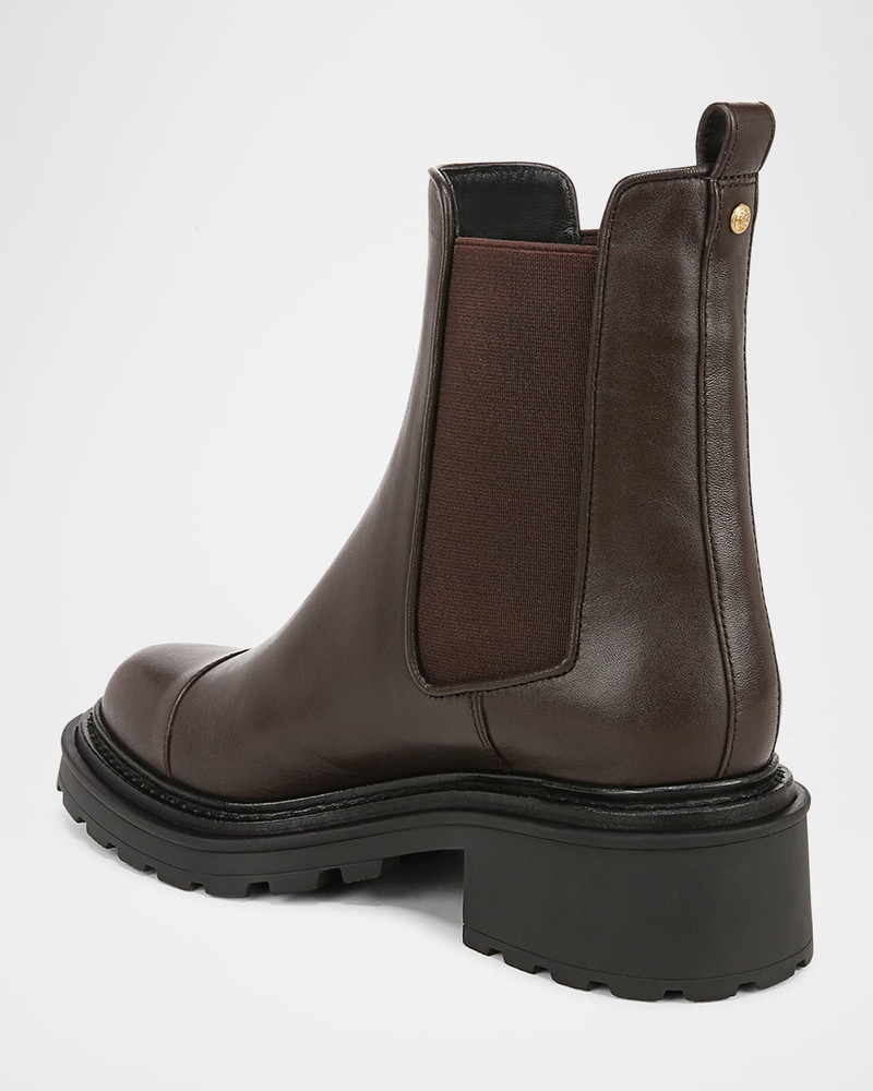 Delilah Leather Chelsea Booties 3