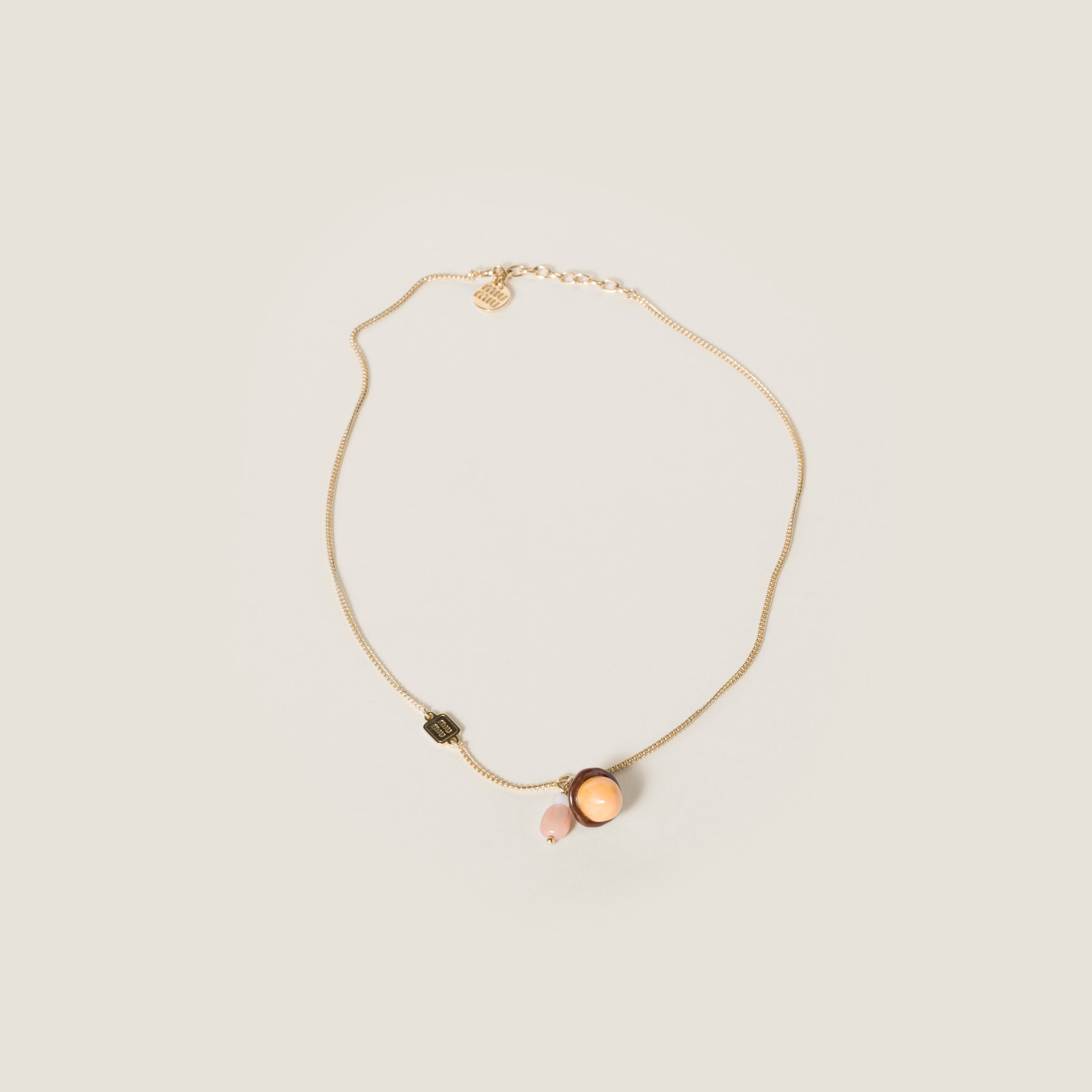 Miu Miu Metal necklace | miumiu | REVERSIBLE