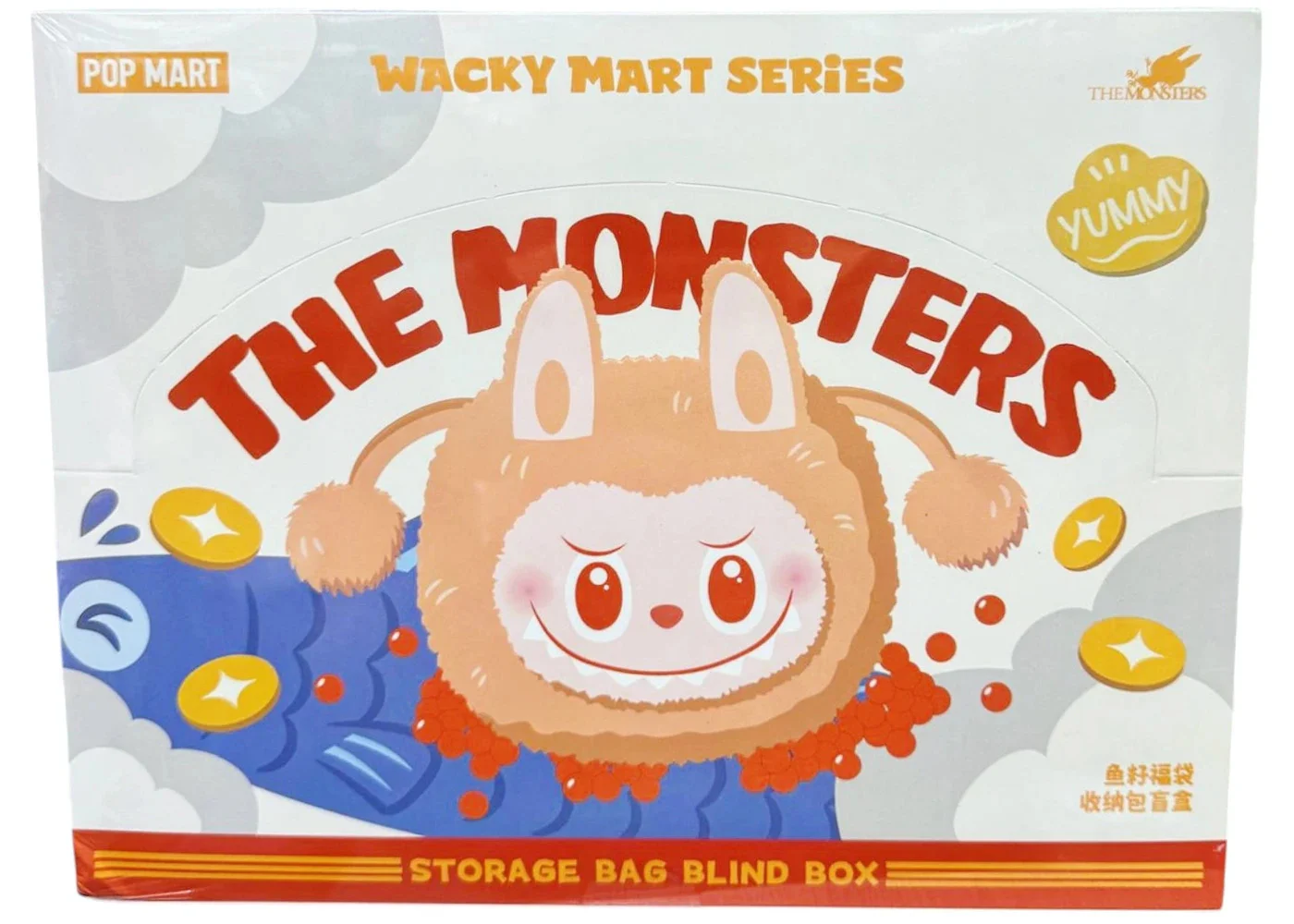 Pop Mart Labubu The Monsters Wacky Mart Series Storage Bag Sealed Case (6 Blind Box) - 1