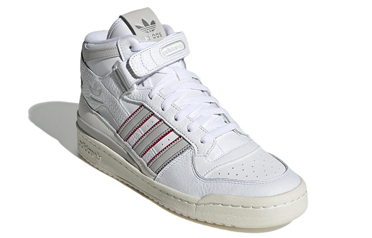 adidas Originals Forum Mid Shoes 'Cloud White / Grey One' H03434 - 3