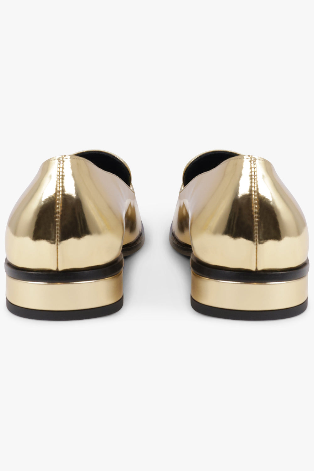 SLIP ON PATENT TUX LOAFER | GOLD - 4