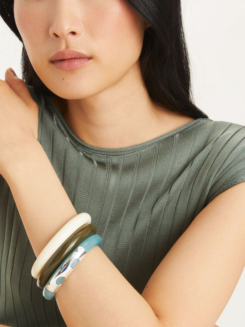 Resin bangle set 4