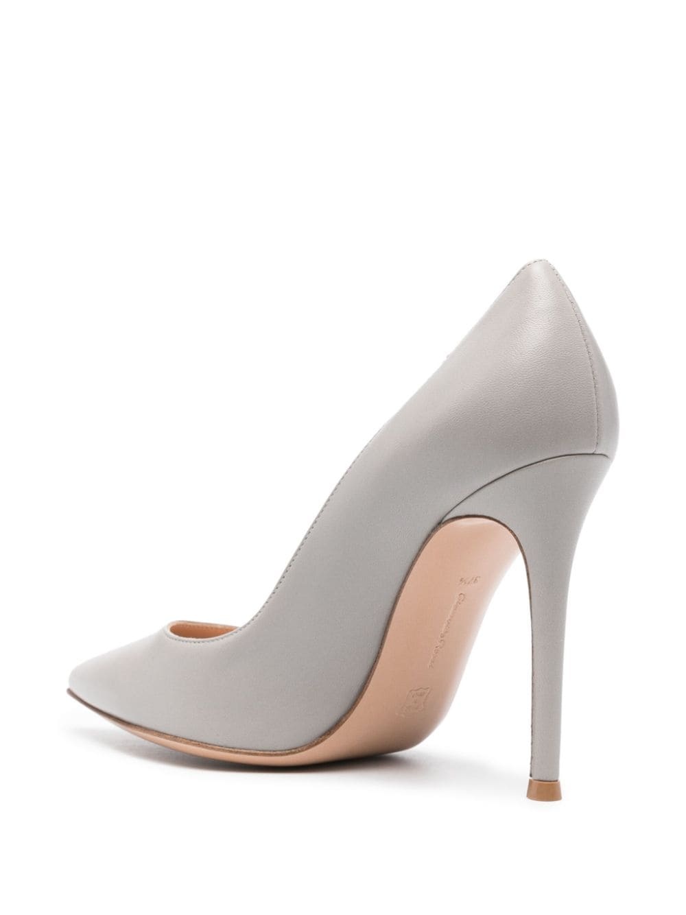Gianvito 100mm leather pumps - 3