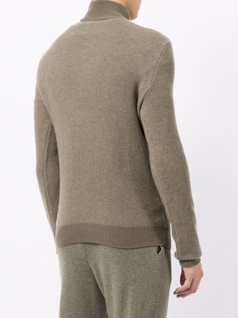 funnel neck cashmere jumper - 4