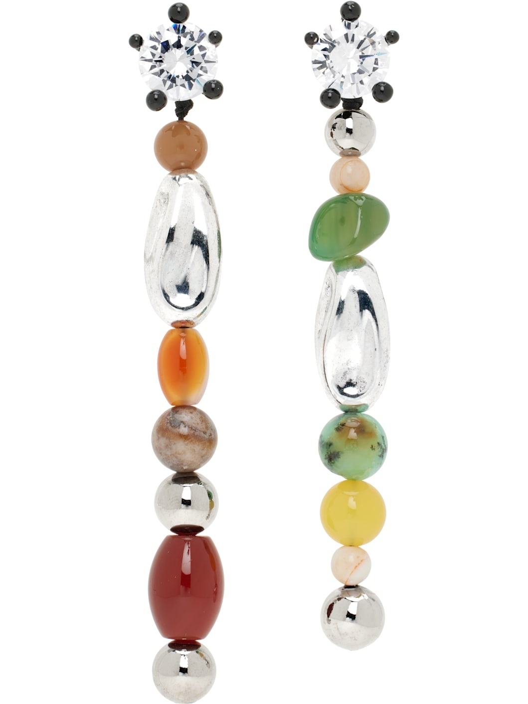 Multicolor Ascolto Chandelier Earrings - 1