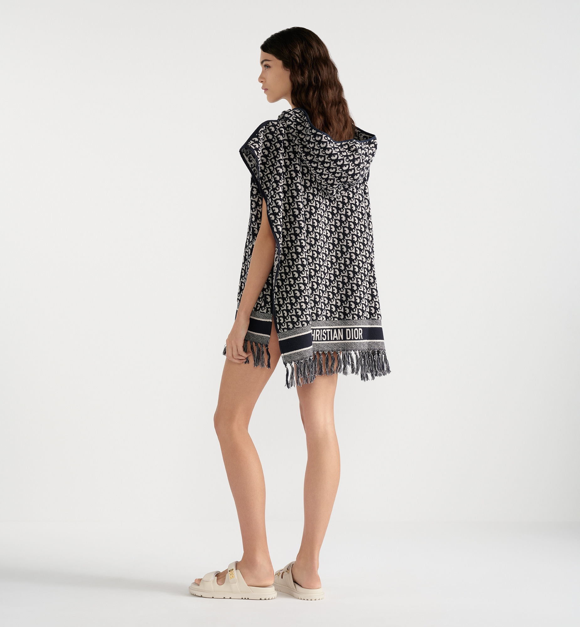 Dior Oblique Hooded Poncho - 3