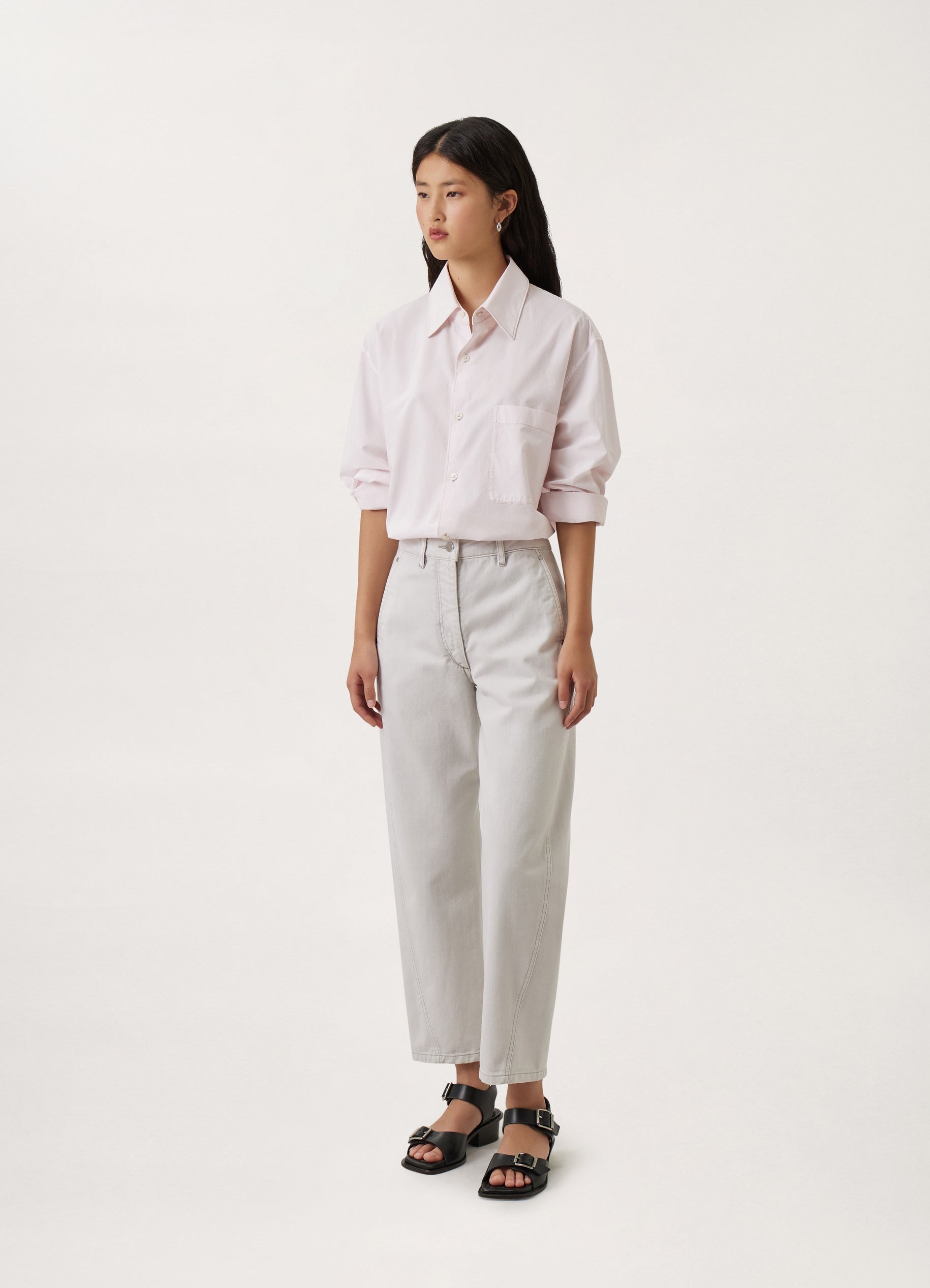 DENIM TWISTED PANTS - 2