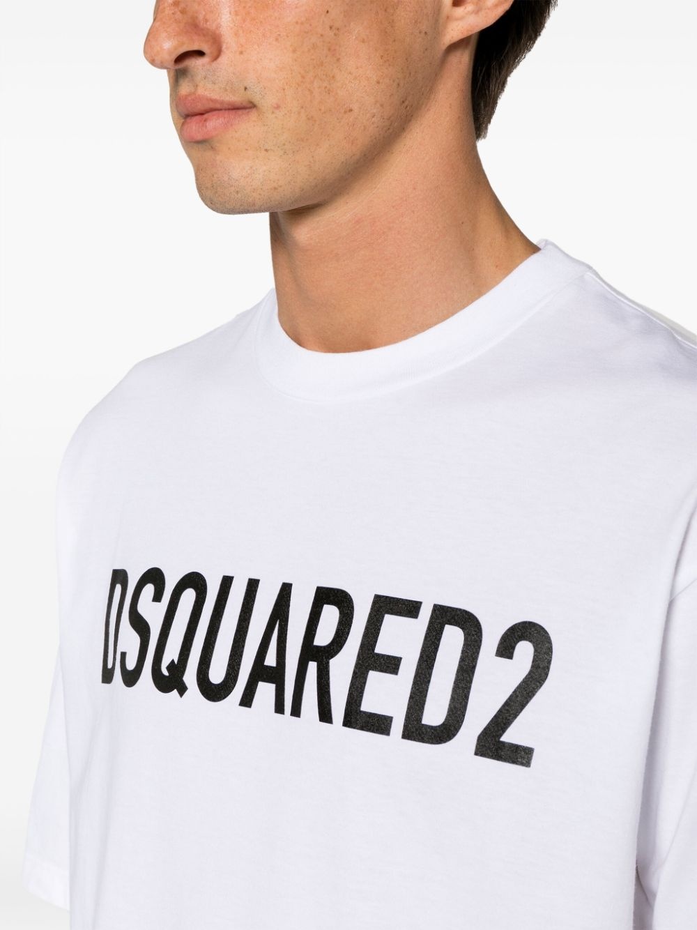 logo-print cotton T-shirt - 5