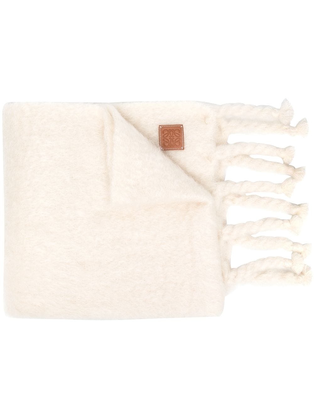 anagram patch fringed scarf - 1